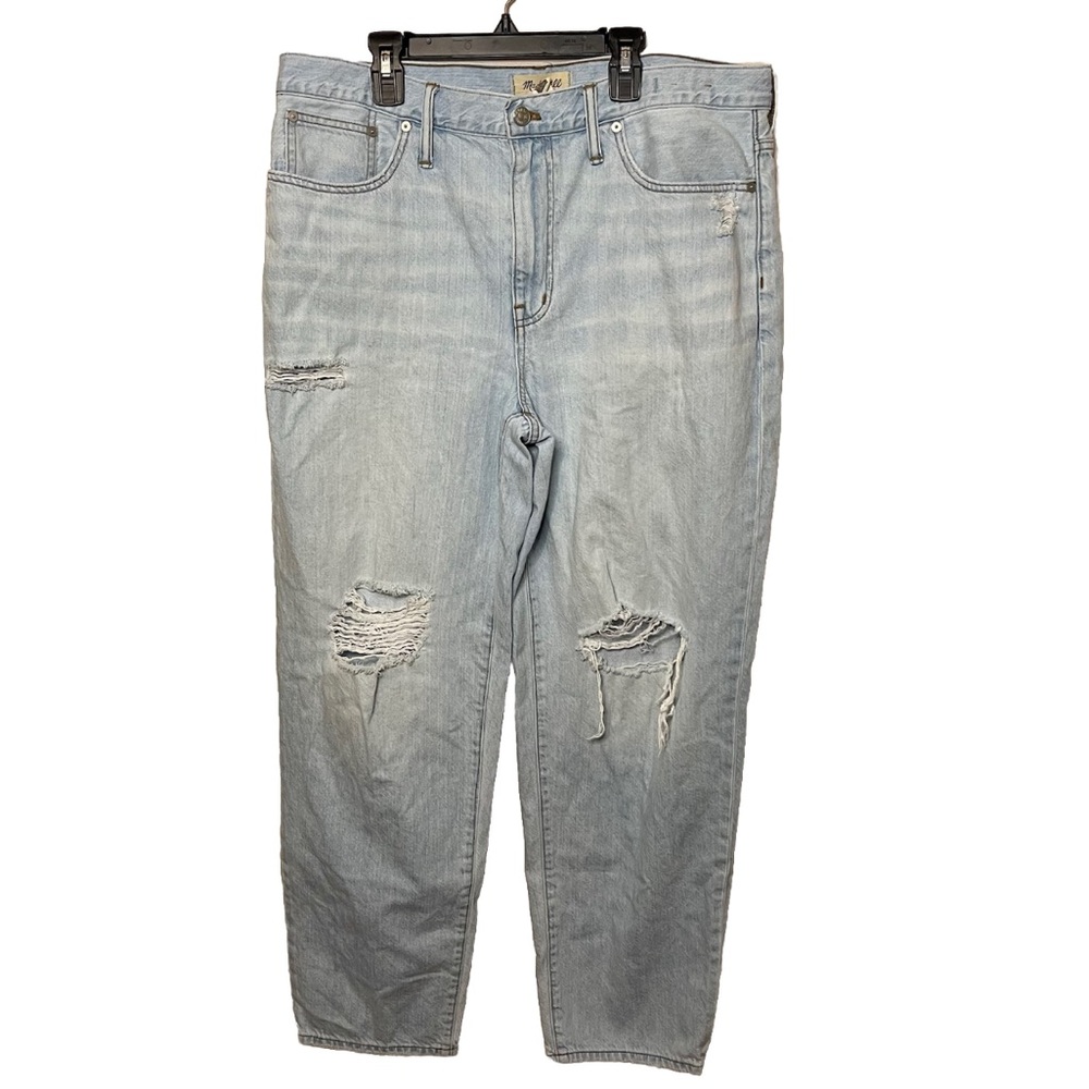 Madewell Jeans The Slouchy BoyJean Distressed Baggy Size 31